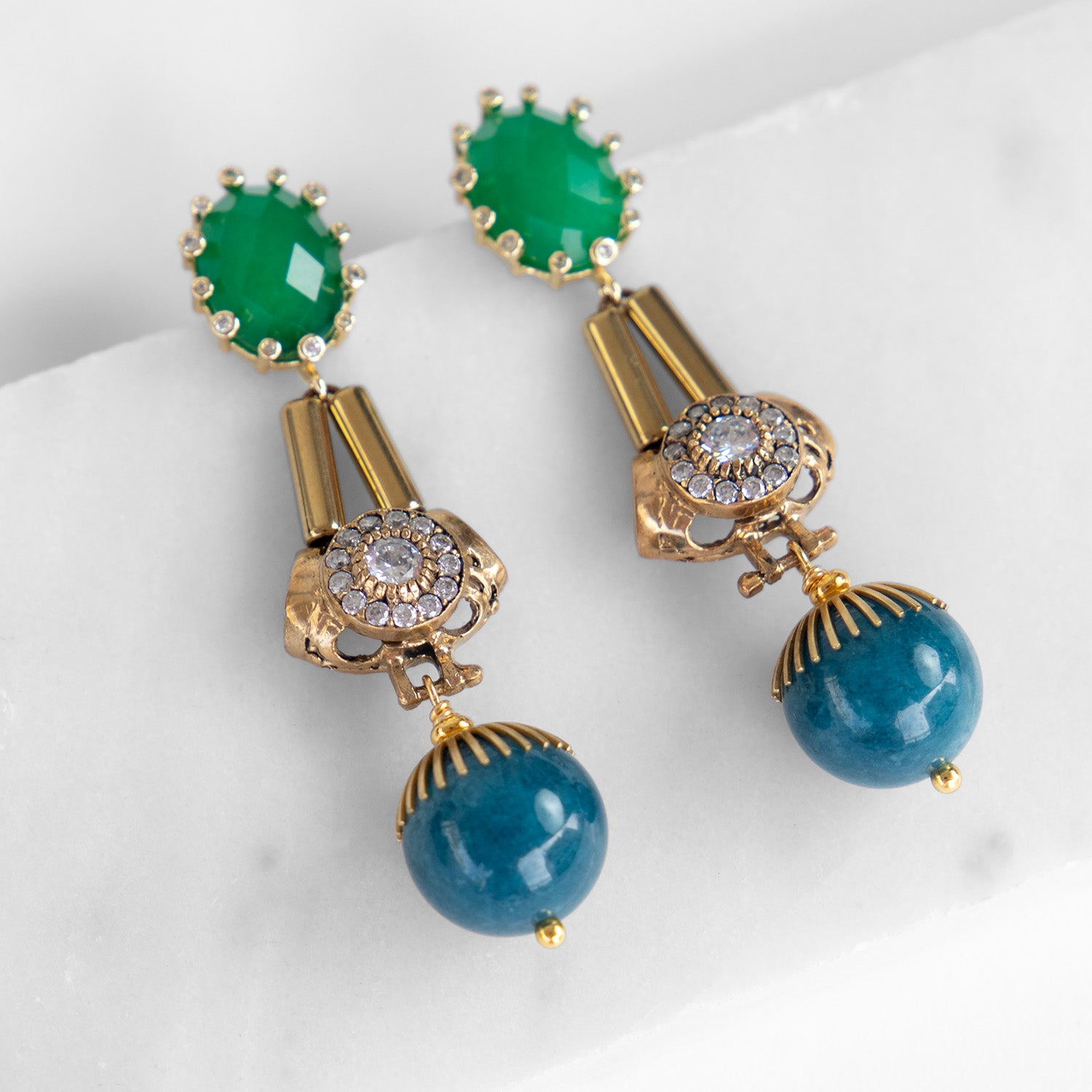 Gigi resin drop on sale earrings