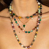 Katerina Psoma Albia Multicolor Necklace with Crystals