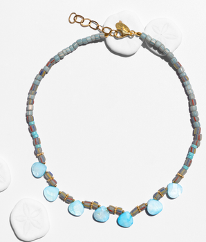 Katerina Psoma short necklace with shell drops