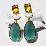 Katerina Psoma Olivia Turquoise Dangle Earrings