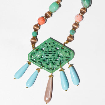 Katerina Psoma Aurora Green Jade Necklace