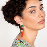 Katerina Psoma Mina Red Dangle Earrings