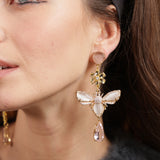 Katerina Psoma Aida White Earrings