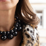 Katerina Psoma Rosa Black Drop Necklace