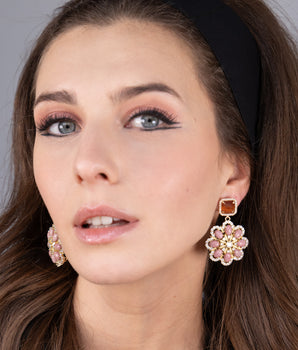 Katerina Psoma Claudia Earrings with Mini Flowers