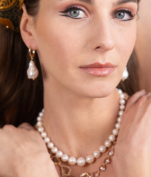 Katerina Psoma Greta White Pearl Necklace