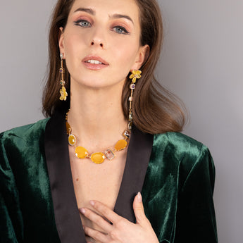 Katerina Psoma Ginevra Yellow Necklace