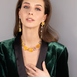 Katerina Psoma Aida Yellow Earrings