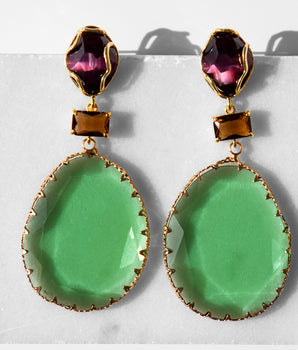 Ginevra Green Earrings