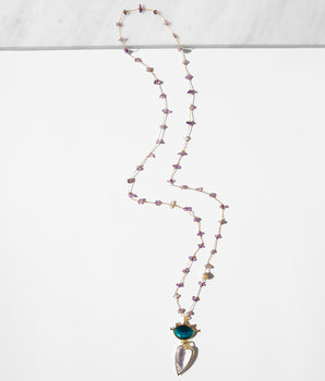 Katerina Psoma Amore Necklace with Amethyst