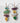 Katerina Psoma dangle earrings semiprecious stones, crystals