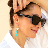 Katerina Psoma Lola Turquoise Coral Summer Earrings