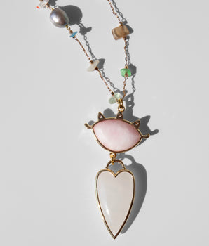 Katerina Psoma Amore Necklace in Pink