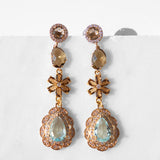 Katerina Psoma Lucida Dangle Earrings with Crystals