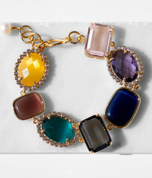 katerina psoma bracelet with crystals