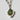 Katerina Psoma Albia Pendant with Green Crystals and Pearls