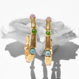 Katerina Psoma Martha Multicolor Big Hoops