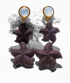 katerina psoma sea motif dangle earrings