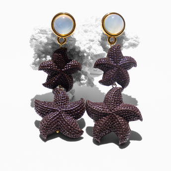 katerina psoma sea motif dangle earrings