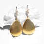 katerina Psoma Gold plated drop earrings