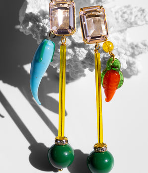 Katerina Psoma Lucy Green Earrings