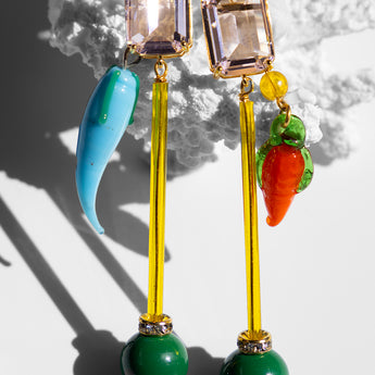 Katerina Psoma Lucy Green Earrings