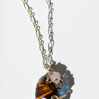 Katerina Psoma Pendant with Polished Tiger's Eye