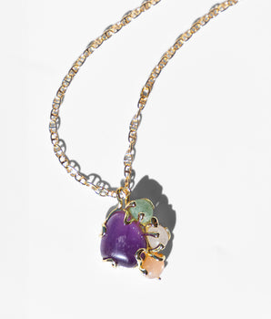 KATERINA PSOMA  Pendant with Polished Amethyst