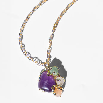 KATERINA PSOMA  Pendant with Polished Amethyst