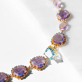 KATERINA PSOMA Necklace with Violet Crystals