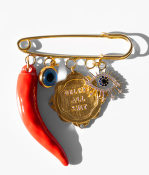 Katerina Psoma D.A.S. Pin Brooch with Red Pepper