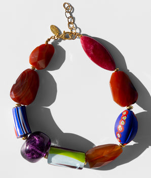 Katerina Psoma Murano Necklace in red