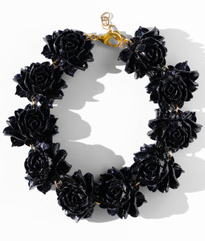 Katerina Psoma Rosa Black Necklace