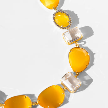 Katerina Psoma Ginevra Yellow Necklace