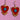 Katerina psoma evil eyes heart earrings red