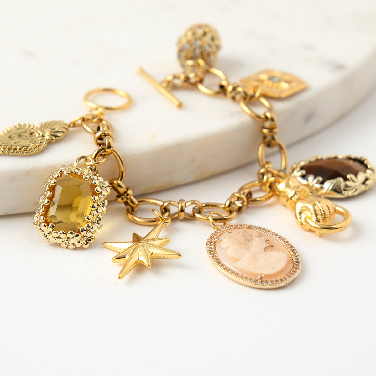 Claudia Bracelet with Charms – Katerina Psoma