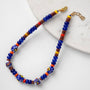 Katerina Psoma Blue Short Summer Necklace