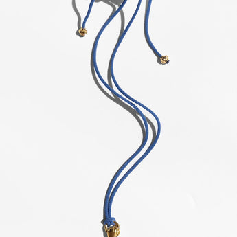 Katerina Psoma Blue Murano Cord Necklace