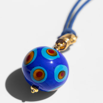 Katerina Psoma Blue Murano Cord Necklace