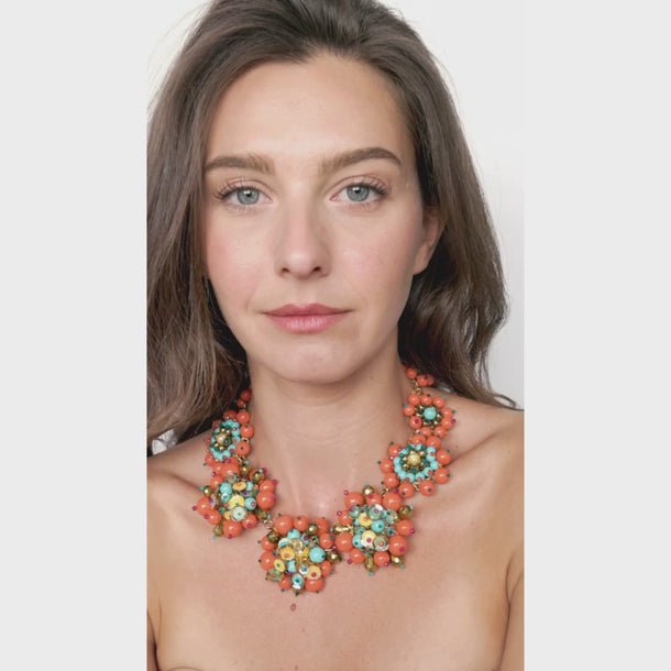 Katerina Psoma Precious Unique Coral Necklace